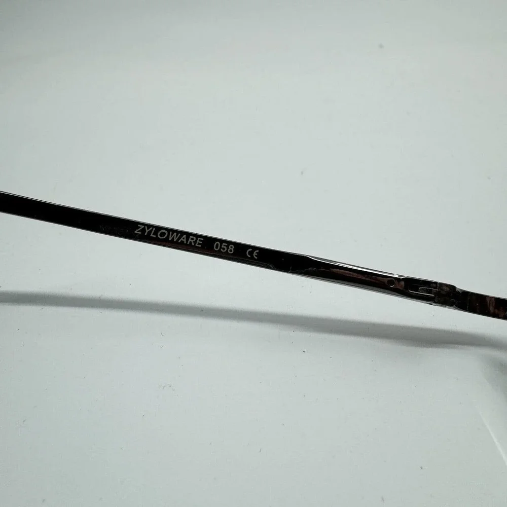 Stetson Eyeglasses Frames 285 ZYLOWARE 058 Brown Grey Rectangular 57-20‎ H9484